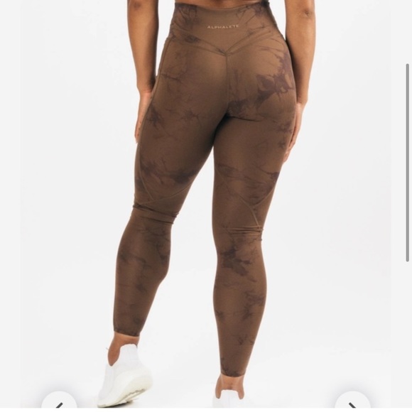 Alphalete draught brown leggings alphalux - Picture 3 of 9